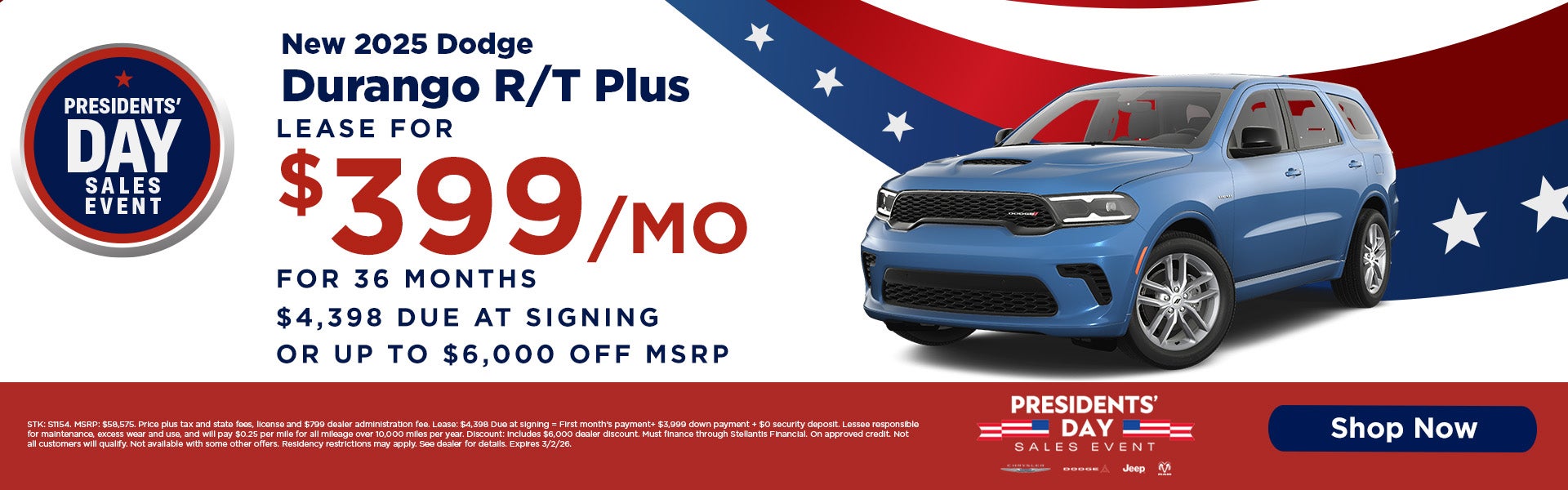 New 2025 Dodge Durango R/T Plus