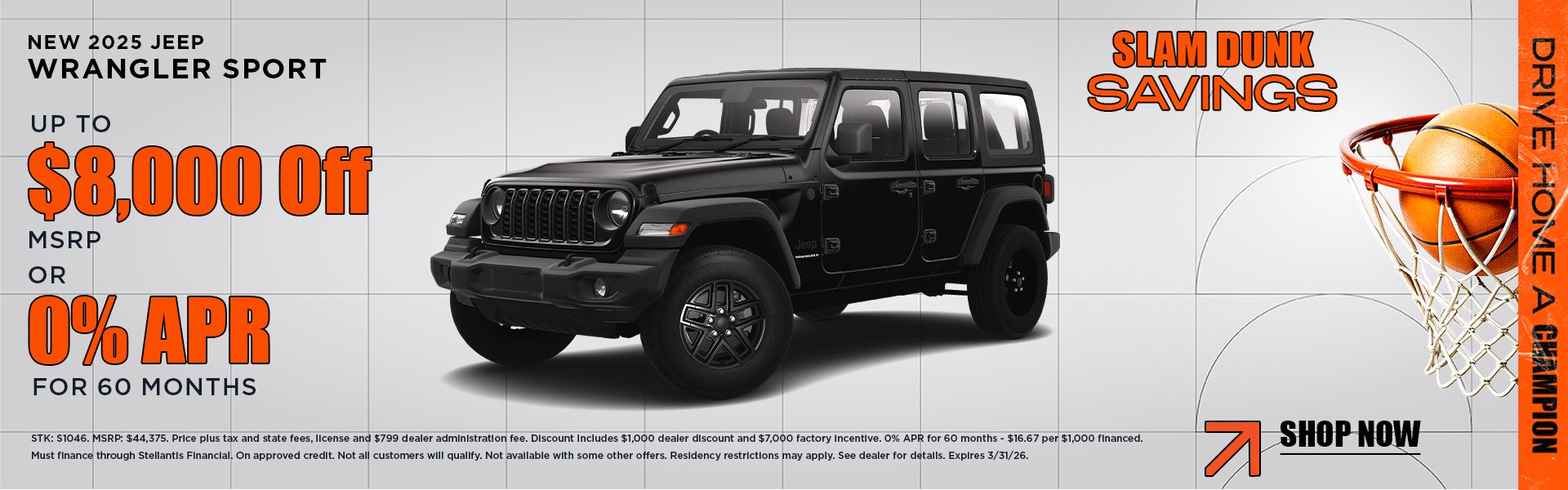 New 2025 Jeep Wrangler Sport