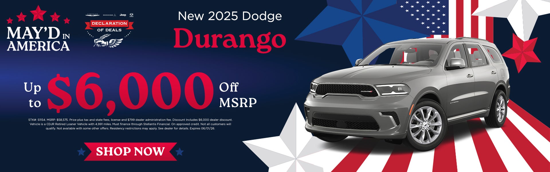 New 2025 Dodge Durango