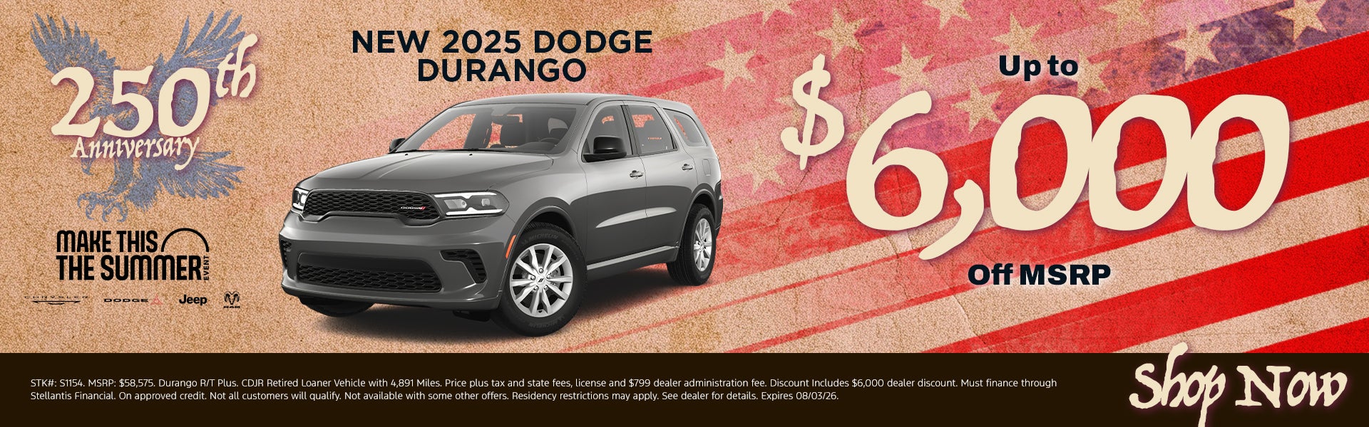New 2025 Dodge Durango