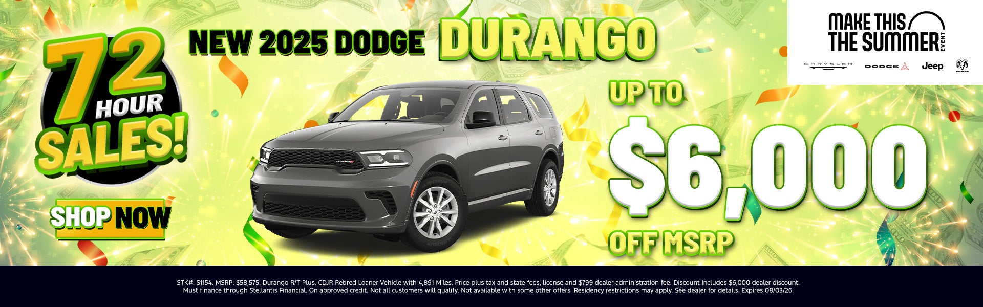 New 2025 Dodge Durango